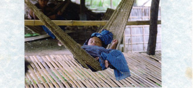 Baby in Hammock for Christmas blog